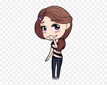 Cute Chibi Girl By Bloodrose2121 - Cute Girl Drawing Png
