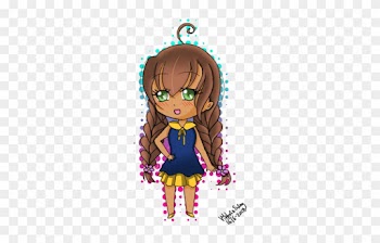 Cute Chibi With Braids ^o^ By Jeinaz - Chibi Girl With Braids