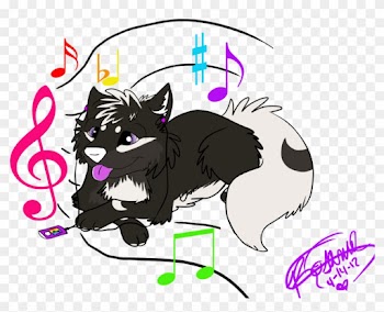 Cute Chibi Wolf - Escuela De Musica Victoriano Lopez