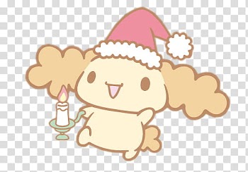 Cute Christmas xp, bear holding candle illustration transparent background PNG clipart