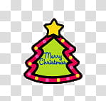 Cute Christmas xp, red and green Christmas tree transparent background PNG clipart