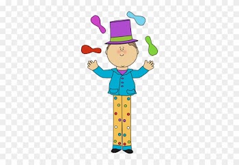 Cute Clipart Circus - Juggler Clip Art