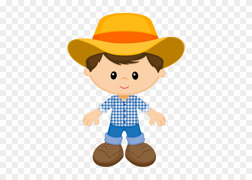 Cute Clipart, Farm Boys, Farm Theme, Farm Party, Quiet - Cute Farmer Clipart
