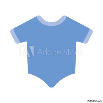 cute clothes baby accessory icon