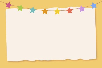 Cute colorful party decoration frame | Free PSD - rawpixel