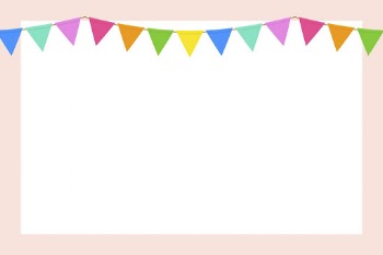 Cute colorful party decoration frame | Free Vector - rawpixel