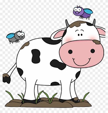 Cute Cow Clipart Cute Cow Clip Art Cow In The Mud With - Cow Cartoon
