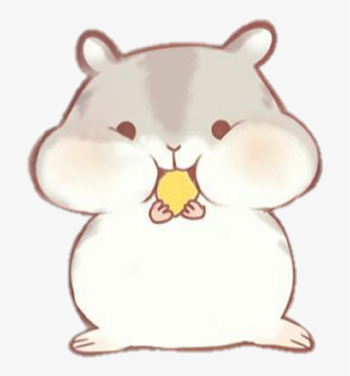 Cute Cricetinae Hamster Eat Eating Yummy Watercolor - Hamster ...