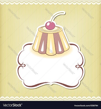  					Cute cupcake border vector image														