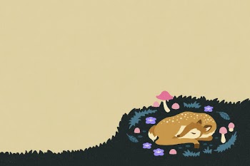 Cute deer border frame background, | Free Photo - rawpixel