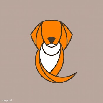 Cute dog geometrical animal vector | Free stock vector - 520856