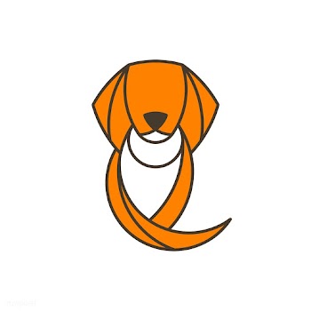 Cute dog geometrical animal vector | Free stock vector - 520901