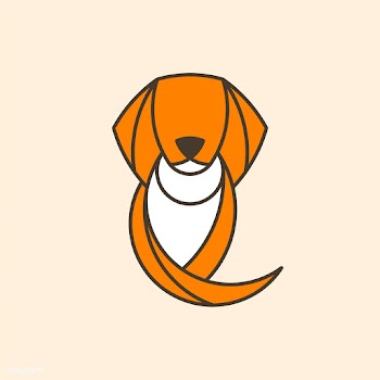 Cute dog geometrical animal vector | Free stock vector - 520913