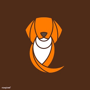 Cute dog geometrical animal vector | Free stock vector - 520955