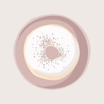Cute donut sticker, aesthetic food | Free Vector Illustration - rawpixel