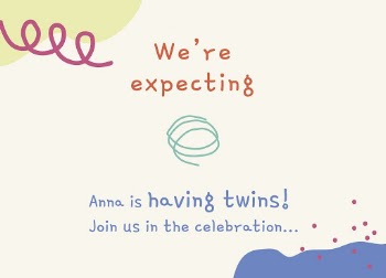 Cute doodle invitation template, celebration | Free Vector Template - rawpixel