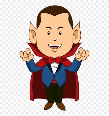 Cute Dracula Clipart This Cute Cartoon Clip Art Of - Vampire Clipart