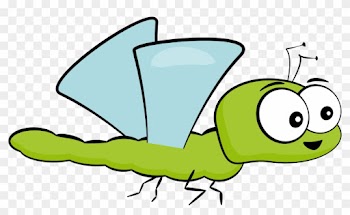 Cute Dragonfly Cliparts - Dragonfly Cartoon Transparent
