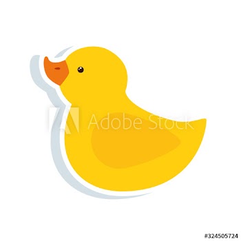 cute duck rubber toy design