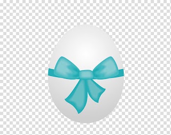 Cute Egg Cartoon, White Bowknot Decorative Egg Egg transparent background PNG clipart