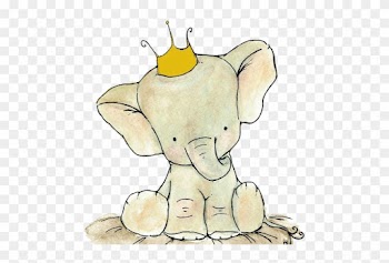 Cute Elephant On Tumblr Drawing - Cute Baby Elephant Drawing