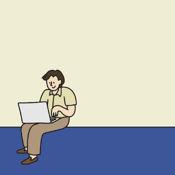 Cute employee doodle background, creative | Free PSD - rawpixel