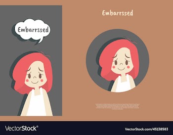 cute face embarrassed expressions with names