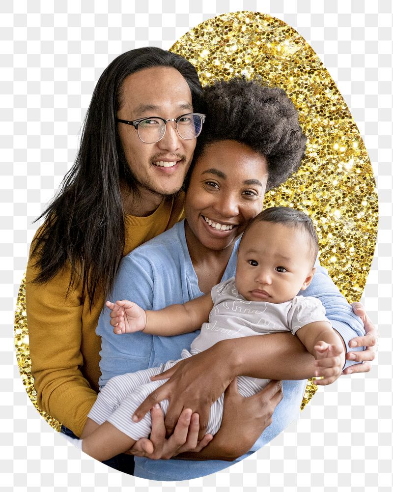 Cute family png badge sticker, | Free PNG - rawpixel