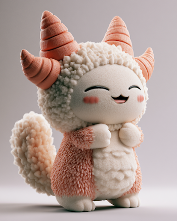 Cute Fantasy Cat Plush Toy