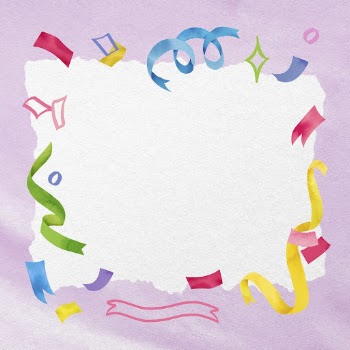Cute festive frame background, colorful | Free PSD - rawpixel