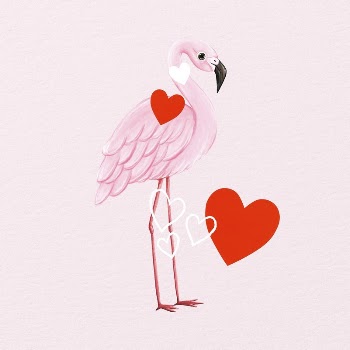 Cute flamingo background, pink design, | Free Photo Illustration - rawpixel