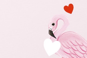Cute flamingo background, pink design, | Free Photo Illustration - rawpixel