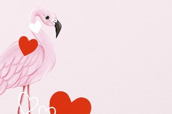 Cute flamingo background, pink design, | Free Photo Illustration - rawpixel
