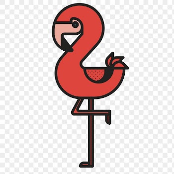 Cute flamingo png sticker, funky | Free PNG - rawpixel