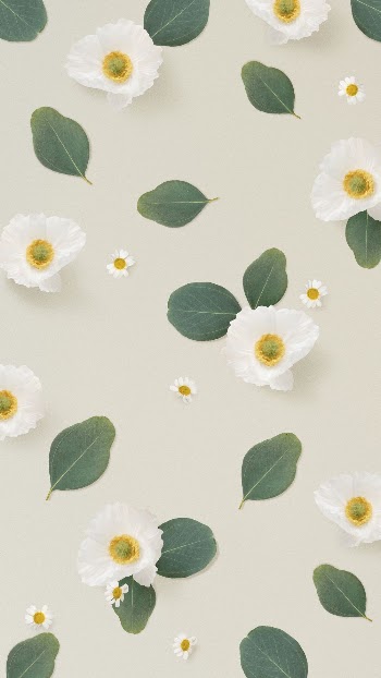 Cute floral mobile wallpaper, botanical | Free Photo - rawpixel