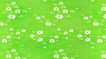 Cute flower computer wallpaper, green | Free Photo - rawpixel