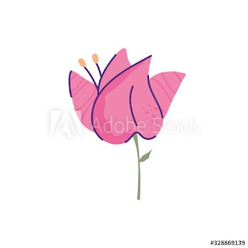 cute flower nature design