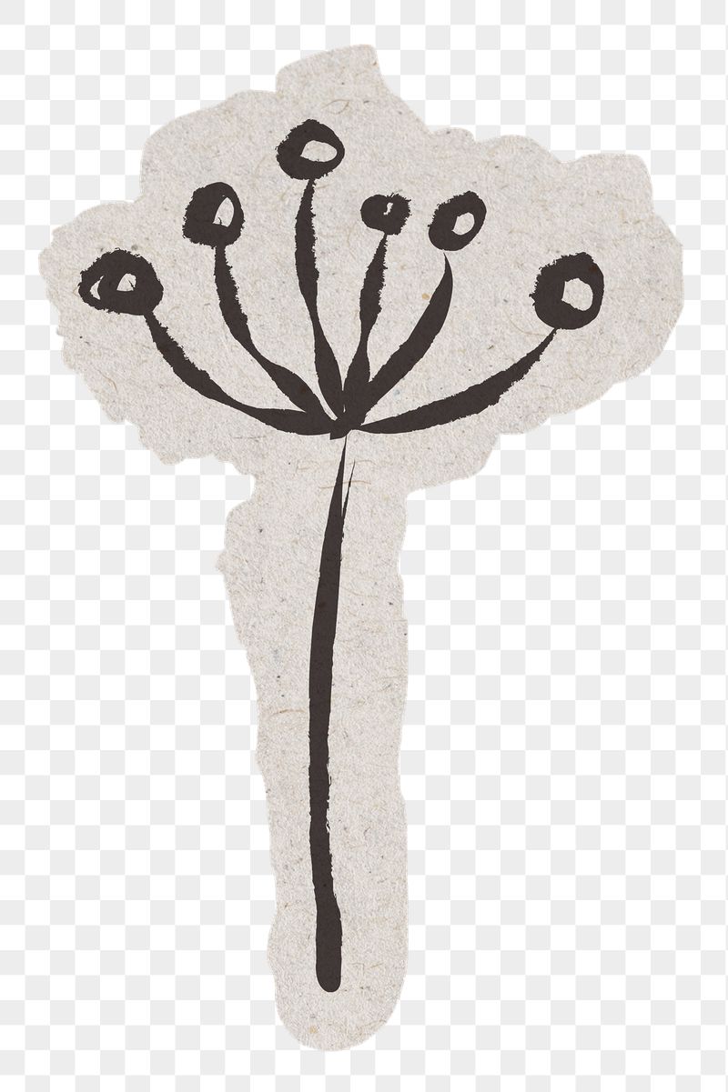 Cute flower png sticker, ripped | Free PNG Illustration - rawpixel
