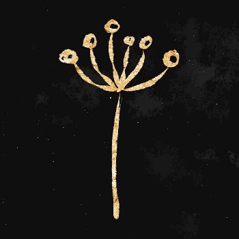 Cute flower sticker, gold aesthetic | Free Vector Illustration - rawpixel