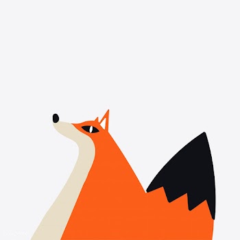 Cute fox in a cartoon style vector | Free stock vector - 477087