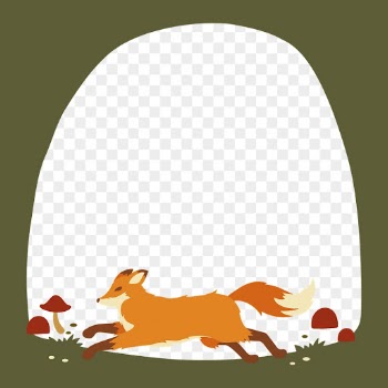 Cute fox png frame, animal | Free PNG - rawpixel