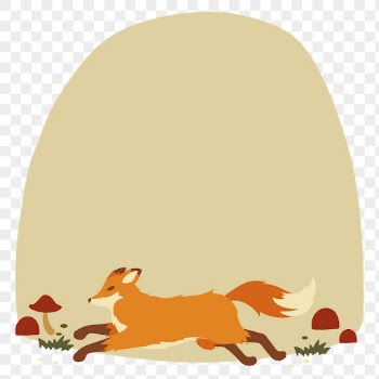 Cute fox png frame, animal | Free PNG - rawpixel