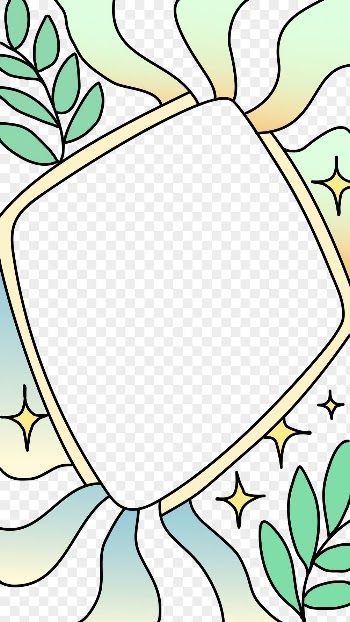 Cute frame png, doodle leaves | Free PNG Sticker - rawpixel