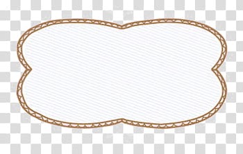 Cute Frames, scalloped edge frame illustration transparent background PNG clipart