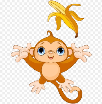 cute funny cartoon baby monkey clip art images - animated clipart ...