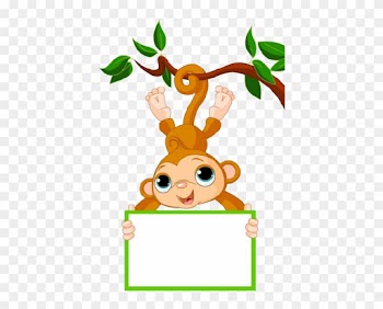 Cute Funny Cartoon Baby Monkey Clip Art Images - Baby Monkey Clip Art