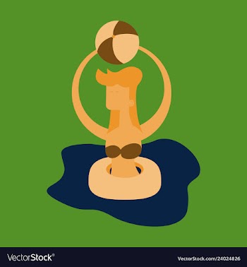 Cute funny girl in a rubber swimming cap is vector image