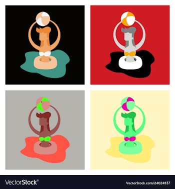 Cute funny girl in a rubber swimming cap is vector image