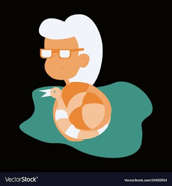 Cute funny girl in a rubber swimming cap is vector image