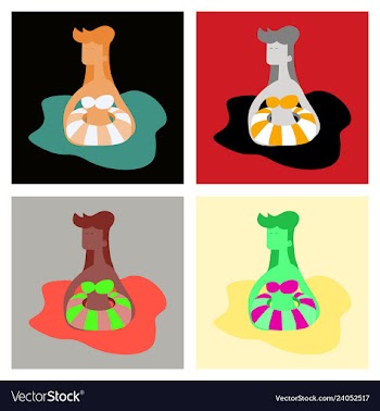 Cute funny girl in a rubber swimming cap is vector image